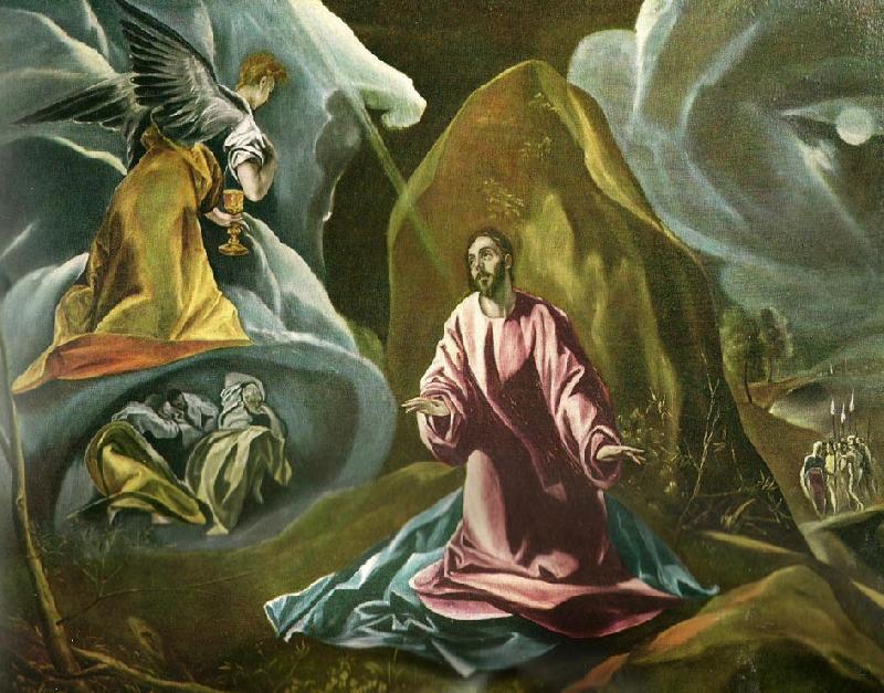 El Greco christ on the mount of olives oil painting image